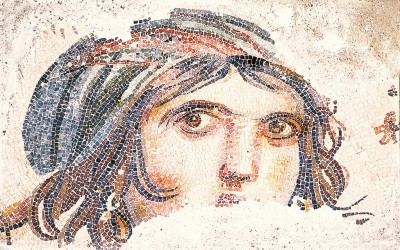 Zeugma Gypsy Girl Mosaic